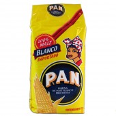 Harina de maíz blanco precocida Pan 1 kg
